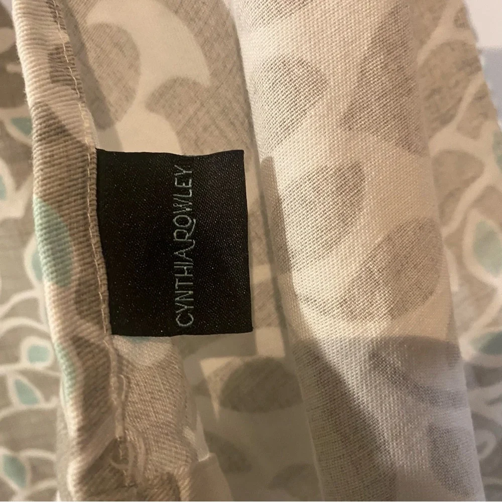 Cynthia Rowley 100% Cotton Standard Shower Curtin